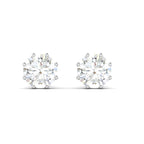 Silver Petal Stud