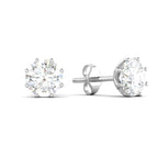 Silver Petal Stud