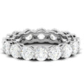 Round Cut Eternity Band Ring