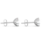 Silver Petal Stud