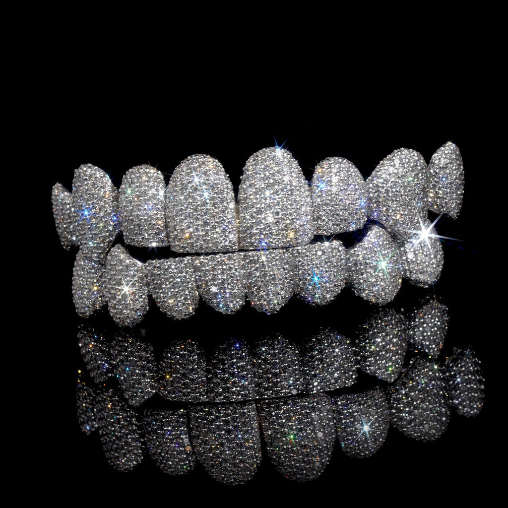 Iced Out Honeycomb Set Grillz