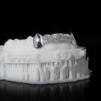 Custom Bottom Text Iced Grillz