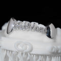 Custom Bottom Text Iced Grillz