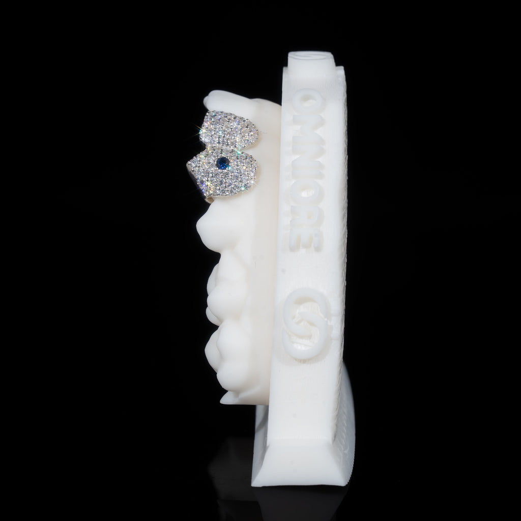 Canine + Incisor Iced | Coloured Gemstone