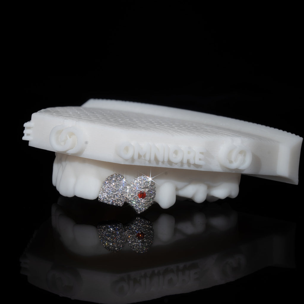 Canine + Incisor Iced | Coloured Gemstone