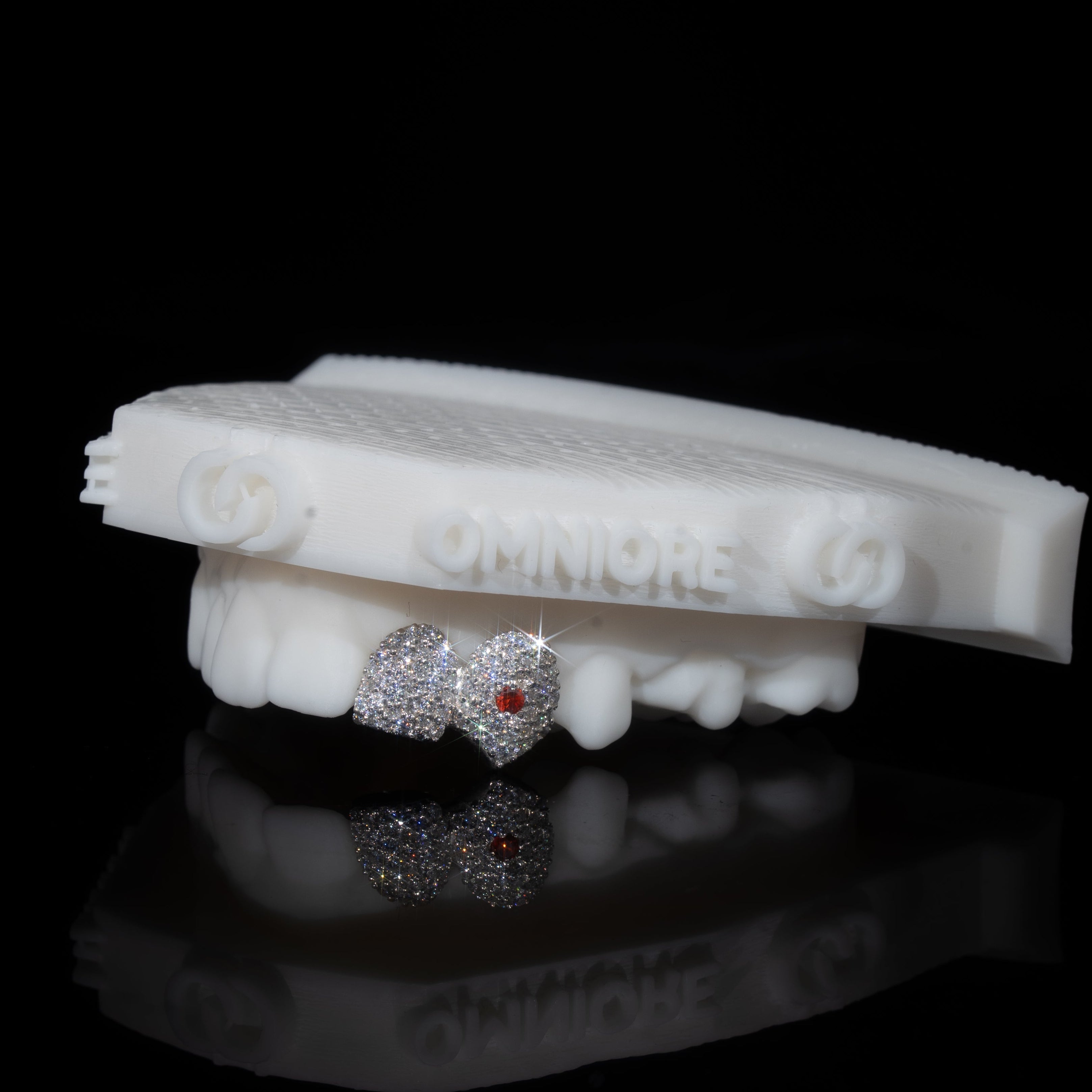 Canine + Incisor Iced | Coloured Gemstone
