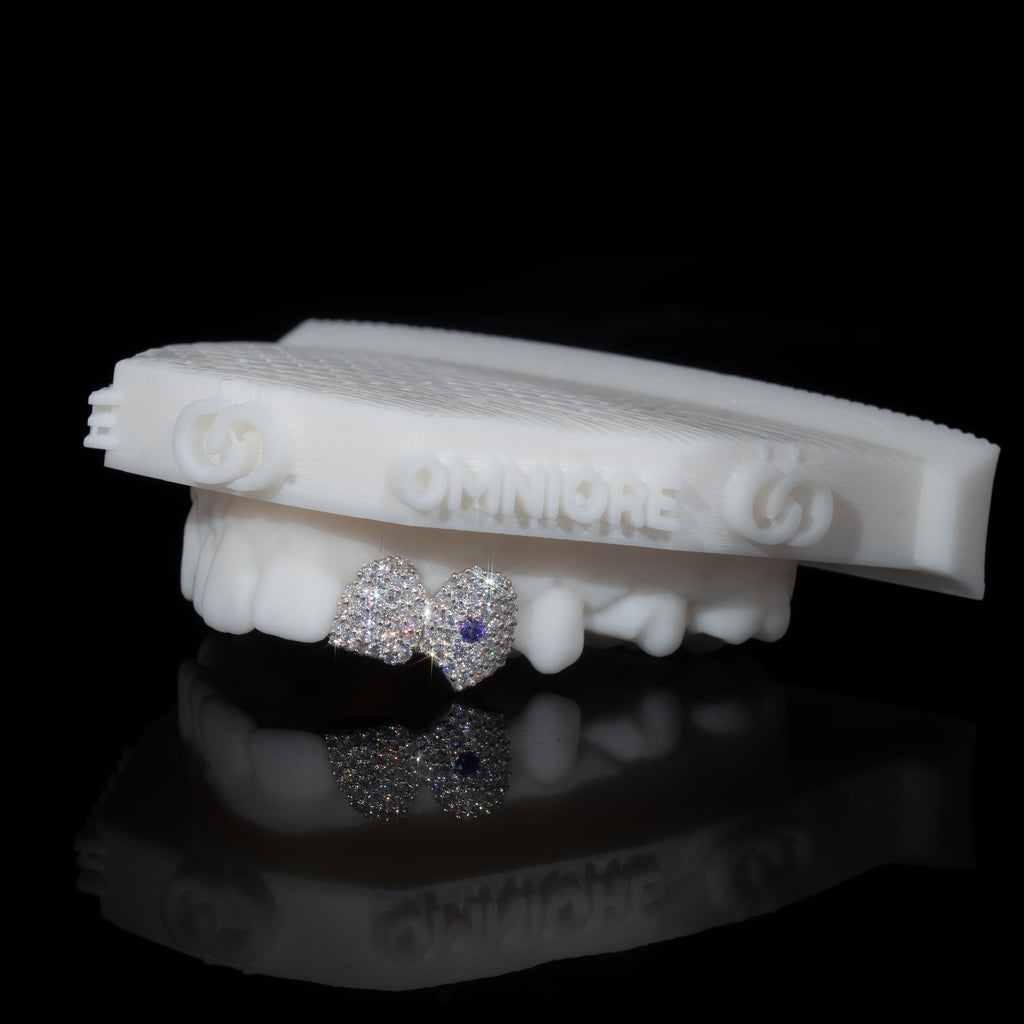 Canine + Incisor Iced | Coloured Gemstone