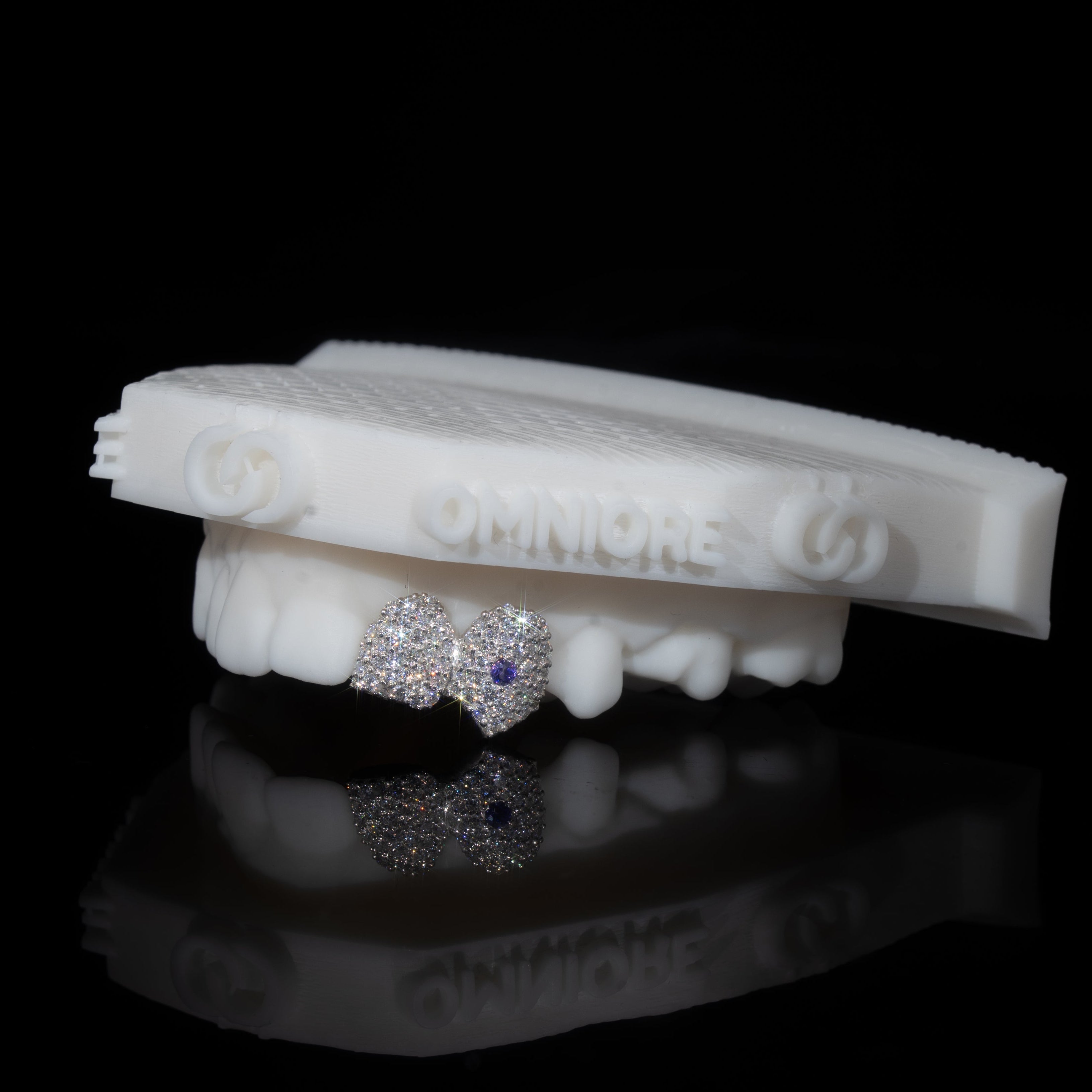 Canine + Incisor Iced | Coloured Gemstone