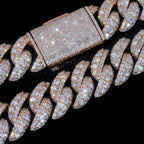 22mm Raised Pointer Cuban Chain