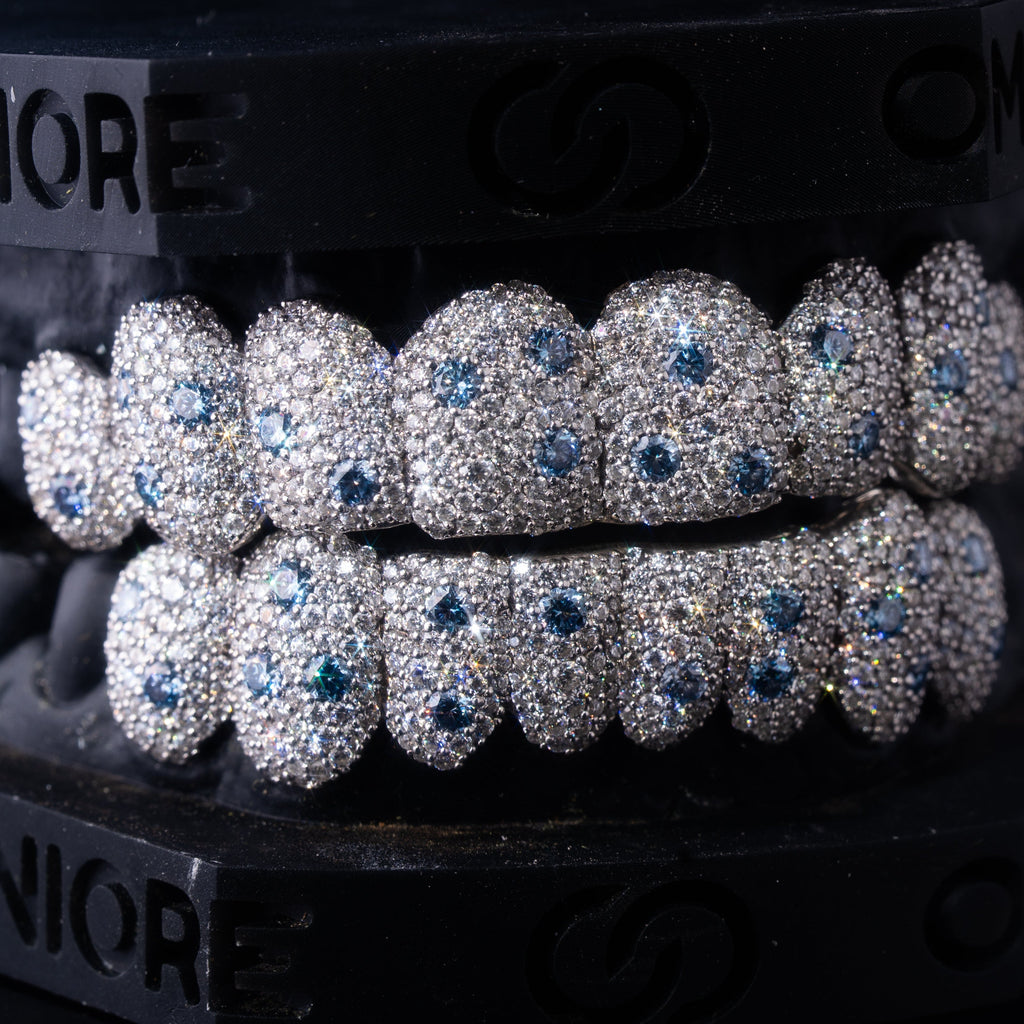 Coloured ICED Out Mosaic Grillz