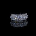 Half Iced Band Ring