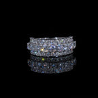 Half Iced Band Ring