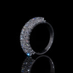 Half Iced Band Ring