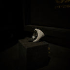 2 Tone Heart Ring 925 Sterling Silver